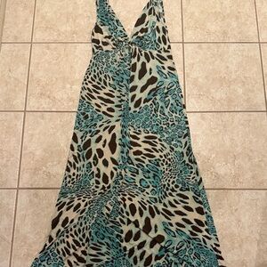 Elegant Leopard Print Nightgown